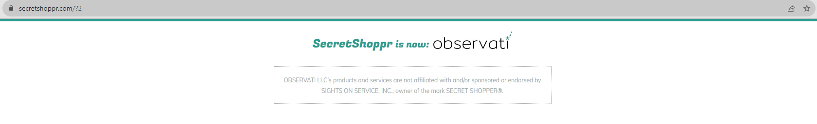 O B S E R V A T I S E C R E T S H O P P R